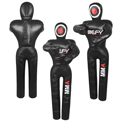 DEFY Vinyl Jiu Jitsu MMA Grappling Dummy Judo Martial Arts Punching Bag Karate - size: 5 Feet
