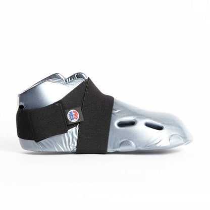 ProForce Lightning Kicks Martial Arts Sparring Shoes/Footgear - color: Silver, size: Large Big Kid