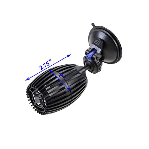 AQUANEAT 2 Pack Aquarium Circulation Pump, 480 GPH Fish Tank Powerhead, Saltwater Wave Maker, Submersible Water Pump with Suction Cup