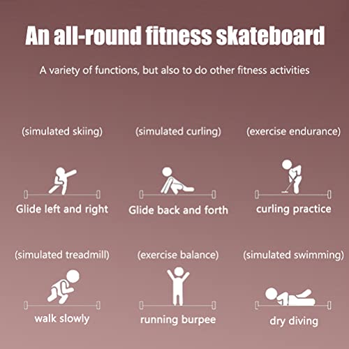 Slide Board m Bagima Slide Board with Slimming Exercise Slide Mat for Leg Pot Training Fitness and Athletic Training