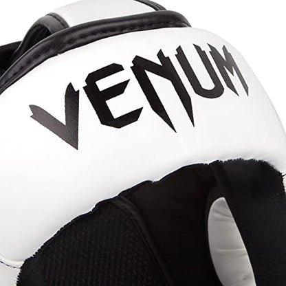 Venum Elite Headgear - color: White/Black