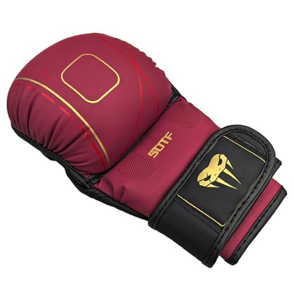 YWChenzy Fighting MMA Sparring Gloves Open Palm Martial Arts Boxing Punching Bag Training Gloves - color: sst11d