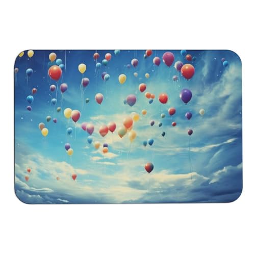 Outdoor Door Mat 15.7" X 23.6" Non-Slip Doormat Fireworks Sky Front Door Mats Quick Dry Welcome Mats for Outdoor Indoor Entrance Mat Home Decor Floor Mats for Patio - color: Fireworks Sky