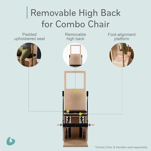 Removable High Back for Combo Chair, Pilates Chair Equipment, Balanced Body