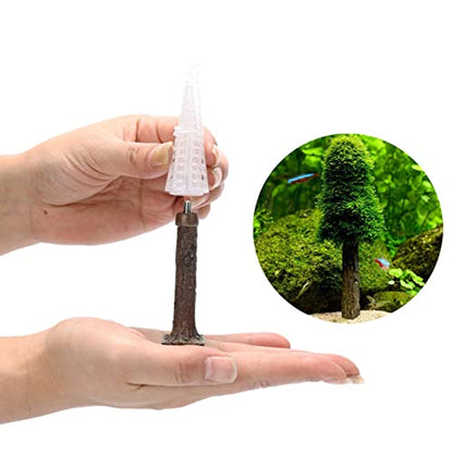 Aquarium Moss Holder for DIY Growing Live Mini Trees Shrimp Tanks Decoration Fish for Tank Accessories Aquarium Holder Decoration