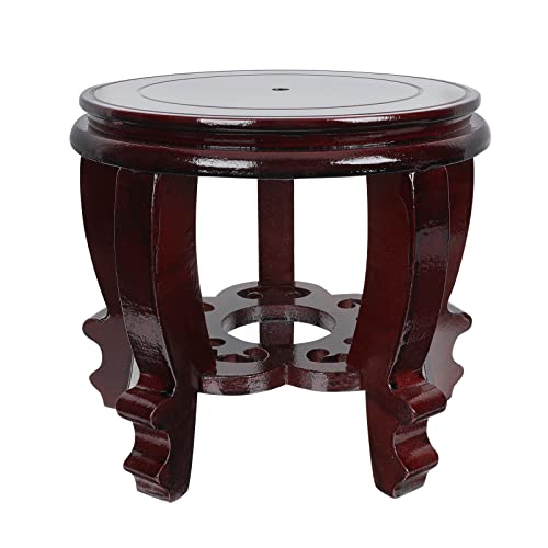 Vase Stand Wood Fishbowl Stand Tall Outdoor Plant Stand Fish Tank Base Turtle Tank Base High Tall Home Supplies Wooden Flower Vase Stand Vase Stand Vase Display Stands Brown