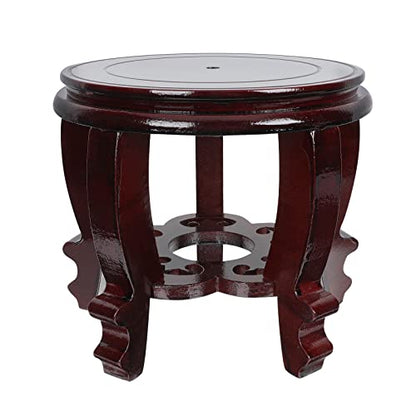 Vase Stand Wood Fishbowl Stand Tall Outdoor Plant Stand Fish Tank Base Turtle Tank Base High Tall Home Supplies Wooden Flower Vase Stand Vase Stand Vase Display Stands Brown