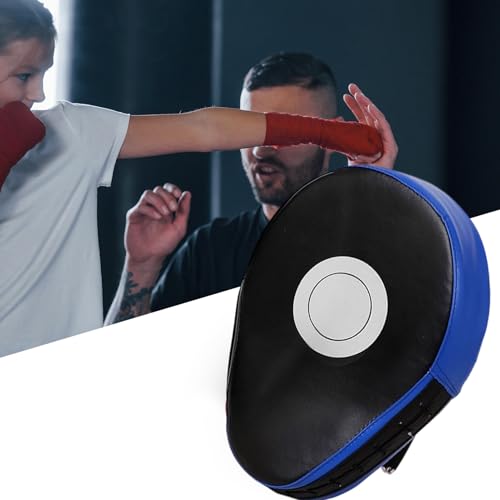 Boxing Pads Training Shock-absorbing Punching Mitts Training Paws Martial | Curved for Jiu-jitsu Kali Thai Karate Home Gym Club Boxing Equipment - color: Blue