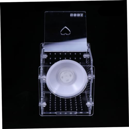 HEMOTON 2Pcs Fish Hatchery Cage Breeding Isolation Box for Aquatic Pets Incubator for Guppy and Shrimp Aquarium