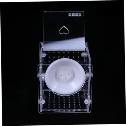 HEMOTON 2Pcs Fish Hatchery Cage Breeding Isolation Box for Aquatic Pets Incubator for Guppy and Shrimp Aquarium