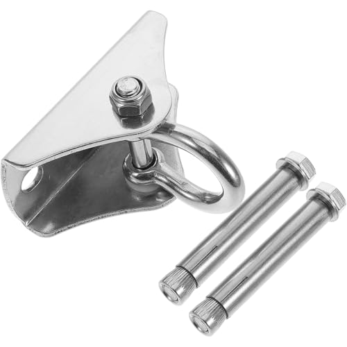 VANZACK 1set Heavy Duty Stainless Steel Swing Hanger Set Multi-Functional Hooks for Hammocks Punching Bags and Swings Easy Installation Support for Locations