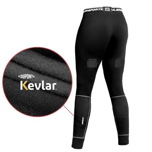 EALER Men’s Cut‑Resistant Compression Hockey Pants with Bio‑Flex Protective Cup – Jock Briefs for Men & Boys - color: Hcp950-boys, size: Medium