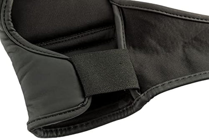UFC Tonal MMA Gloves (Black, Small) Grappling Fighting Fingerless Training Gloves
