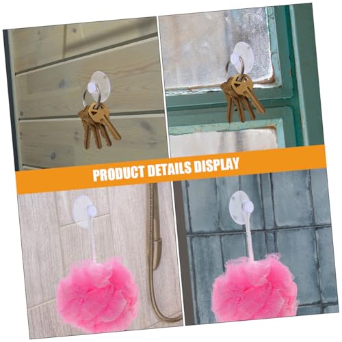 200pcs Heavy Duty Suction Cups for Glass Tabletops Window Hangers No Drill Suction Cup Pads Display Sucker Pads