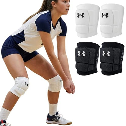 Under Armour Volleyball Knee Pads, Set of 2 - color: White, size: Adult Medium