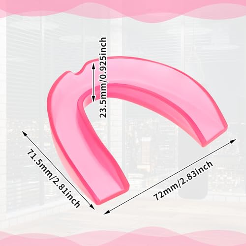 Kathfly 50 Pcs Football Mouth Guards Bulk Sports Mouthpieces - color: Pink