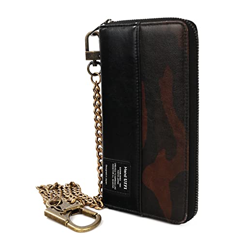 Ahiller Heavy Duty Key Wallet Chains for Men Biker - color: Bronze-bk-2p