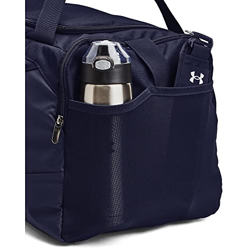 Under Armour Undeniable 5.0 Duffle - color: Midnight Navy (410)/Metallic Silver, size: Small (40L)