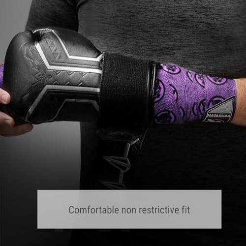 Hayabusa Marvel Hero Elite Mexican Style Boxing Hand Wraps for Men & Women - color: Black Panther