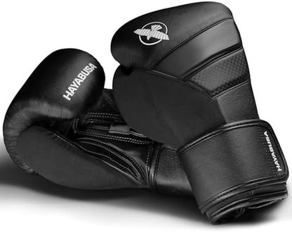 Hayabusa T3 Boxing Gloves - Sparring | Sparring Gloves, Muay Thai Gloves, Kickboxing Gloves, Heavy Bag Gloves, Boxing Gloves for Men and Women, Boxing Gloves - color: Black, size: 14oz