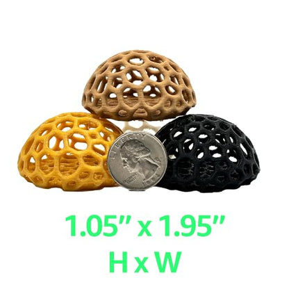 Shrimp Dome Hide - Aquarium Cherry Shrimp Hide Cherry Shimpe Hide (Honey Gold) - color: Honey Gold