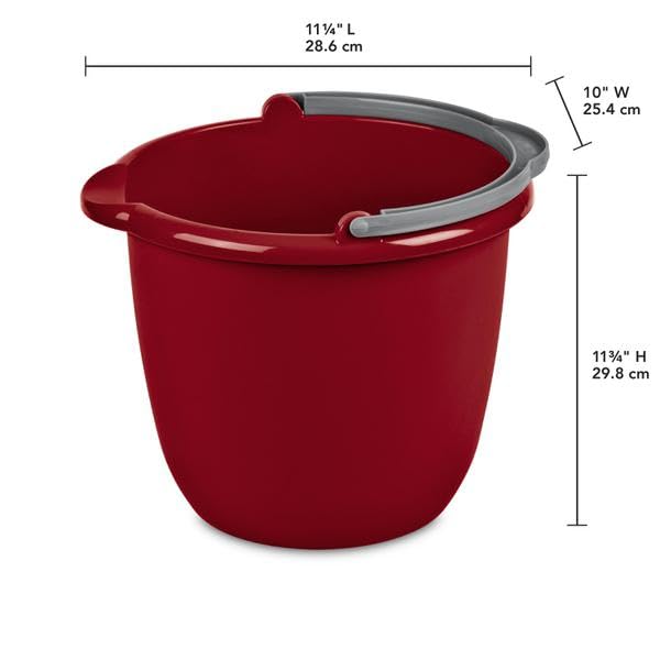 Sterilite 11205812 Spout Pail, 10 Quart