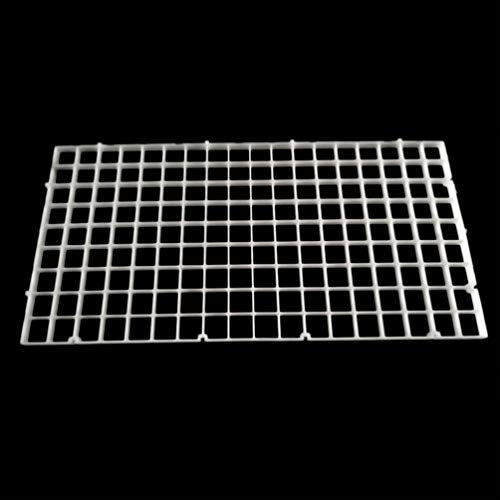 balacoo 10pcs Bottom Plate for Fish Tank Isolation Creative Segregation Boards Clips Safe Material for Betta Fish and Breeding Easy Installation to Prevent