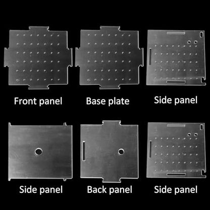 5.9 x 5.9 x 5.9 inch Acrylic Fish Breeding Box, Transparent Isolation Hatchery Incubator with Suction Cups for Guppy Shrimp Small Baby Fishes Aquarium Nursery Tank - size: 5.9 x 5.9 x 5.9 inch