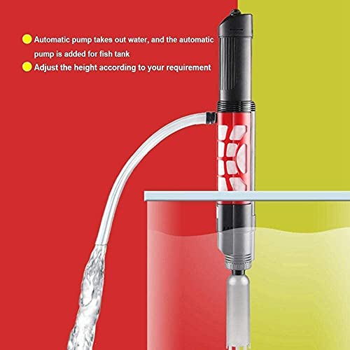 Accessory Set Electric Aquarium Gravel Cleaner Vacuum, Sludge Extractor Aquarium Fish Tank Water Changer Automatic Gravel Cleaner Aquarium Cleaner Kit Vacuum Siphon Pump for Sand Washing Aquari