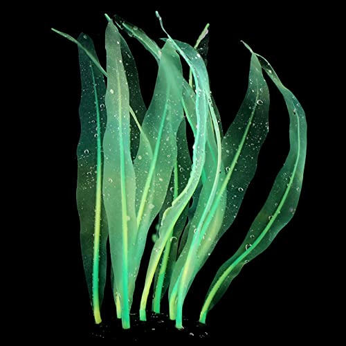 Silicone Artificial Kelp Aquarium Decorations High Simulation Realistic Colorful Water Plant Seaweed Fish Tanks Decor Silicone Seaweed Kelp Decor Realistic Fish Tanks Ornament Decorations