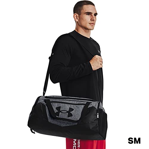 Under Armour Undeniable 5.0 Duffle - color: Pitch Gray Medium Heather (012)/Black, size: Small (40L)