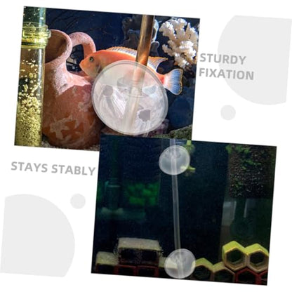 BESPORTBLE 30pcs Aquarium Cup Clips for Oxygen Tubes Versatile Fish Tank Accessories for Securing Air Hose Easy to Install Aquarium Holders