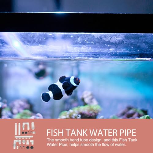 Fish Tank Filter Tube 12Mm Intake Outflow Hose Aquarium Water Pipe Replacement Plumbing Fittings Durable Aquarium Canister Filter Accessory