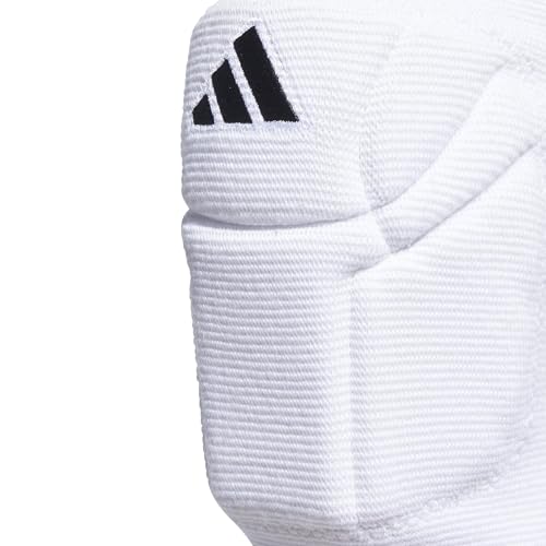 adidas Unisex-Adult Elite Knee Pad - color: White/Black, size: Large