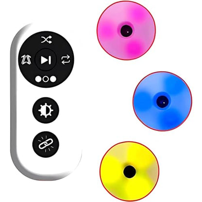 McbeAn Reaction Training Light, Agile Reaction Training Kit with Remote Control, 4 Training Modes, 4 Light Colors, Improve Balance/Reaction/Agility/Speed/Cognition, for Physical Training - size: 3 Light