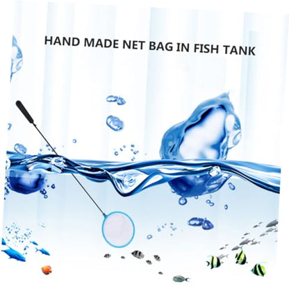 20 Pcs Betta Fish Stainless Steel Handwritten net Accessories net Bag Aquarium Goldfish net Alloy Fish