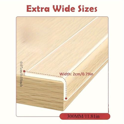 Transparent Anti-Collision Strip 3 Meters PVC Table Edge Guard Soft Corner Protectors for Kids Self Adhesive Protective Bumper Guards for Cabinet Door Desk Glass Table Bed Furniture and Wall