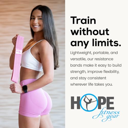 Mini Resistance Bands Set, 5 Booty & Loop Bands for Glutes, Legs & Full-Body Workouts, Includes Carry Bag and Exercise Guide, Heavy-Duty and Portable for Home