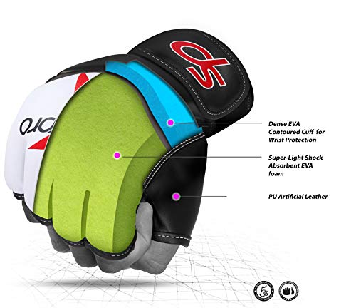 Starpro | Light & Durable MMA Gloves | Great for Grappling & Sparring | MMA Gloves for Men, MMA Gloves Women, MMA Sparring Gloves, MMA Gloves Men, MMA Training Gloves, MMA Boxing Gloves - size: X-Large
