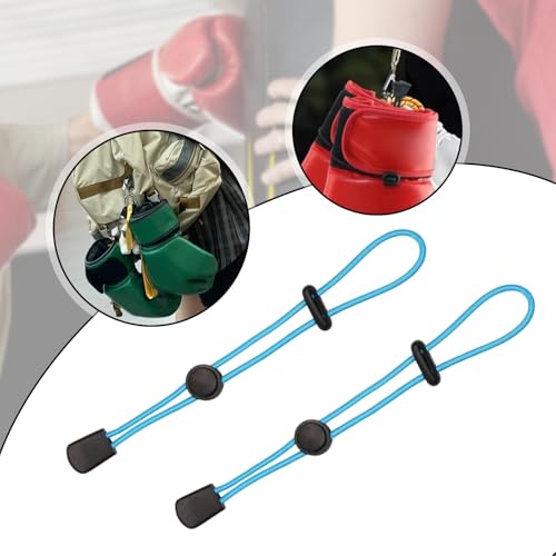 Boxing Gloves Carrying Strap,Shoulder Lanyard Organizer,Holder,Carry Leash,Hanging Leash Boxing Carrier - color: blue