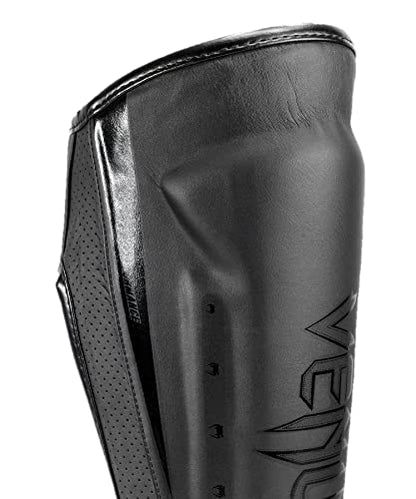 Venum Venum Elite Evo Shin Guards - color: Black/Black, size: Medium