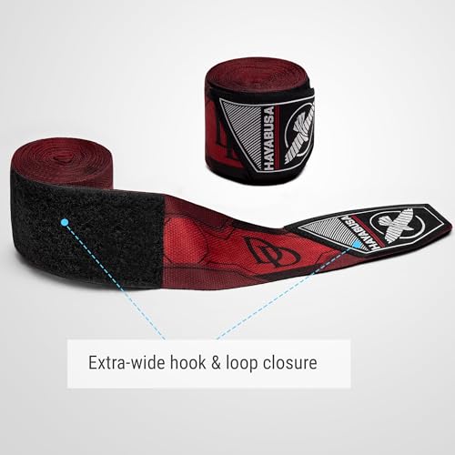 Hayabusa Marvel Hero Elite Mexican Style Boxing Hand Wraps for Men & Women - color: Daredevil