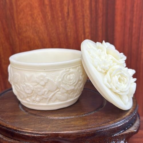 Jewelry Storage Tank Flower Jewelry Box Necklace Ring Storage Jar Jewelry Display Box Home Decor Ornaments Storage Container