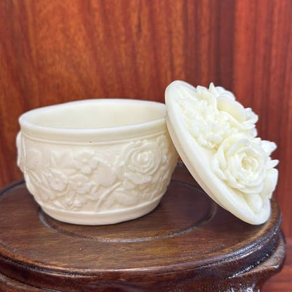 Jewelry Storage Tank Flower Jewelry Box Necklace Ring Storage Jar Jewelry Display Box Home Decor Ornaments Storage Container
