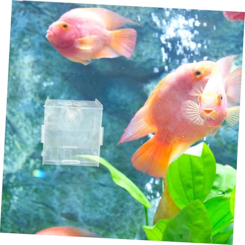 VANZACK Aquarium Fish Breeding Box Acrylic Isolation Tank for Fish and Shrimp Dual-Purpose Incubator with Cups Compact Design for Betta Acclimation and Separation