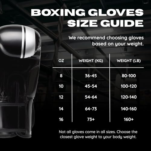 STING Armalite Boxing Gloves, Durable Boxing Equipment for Boxing Training, Balanced Weight Distribution - color: Black/Silver, size: 16 Oz
