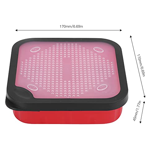 Bait Bucket, Bait Storage Box Convenient Wearproof for Fishing(170 * 170 * 45mm)