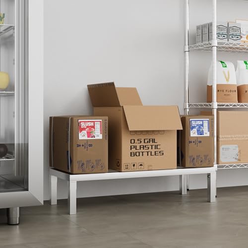36" Long x 14" Wide | Height: 8" Off The Floor Aluminum Dunnage Rack | Storage in Restaurant, Kitchens and Garages and More! - size: 36" Long x 14" Wide | Height: 8" Off The Floor