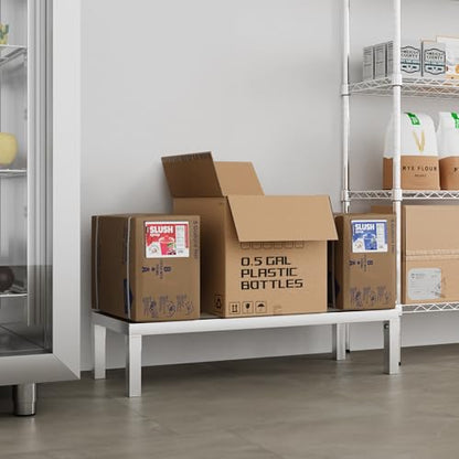 36" Long x 14" Wide | Height: 8" Off The Floor Aluminum Dunnage Rack | Storage in Restaurant, Kitchens and Garages and More! - size: 36" Long x 14" Wide | Height: 8" Off The Floor