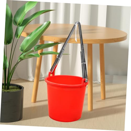 Happyyami Heavy Duty Stainless Steel Bucket Holder Clip Versatile Mower Bucket and Horse Supply Tool Easy to Install Anti-Scald Bowl Clip for Handled